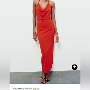 Polyamide Halter Dress - brand new and tags still attached.